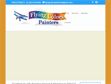 Tablet Screenshot of flyingcolorspainters.com